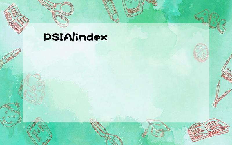 PSIA/index