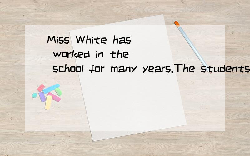 Miss White has worked in the school for many years.The students all like her.She is a teacher of chemistry.She _1___ chemistry from the lowest to the highest grades in the school.Sometimes the lower grades learn quickly,but sometimes they are very 2